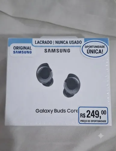 Samsung Galaxy Buds Core - Lacrado na Caixa / Nunca Usado