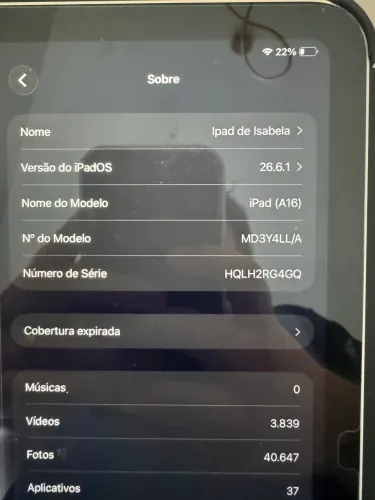 Vendo IPad 11 azul 128gb Wi-Fi