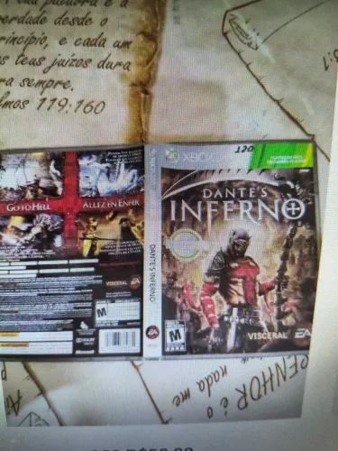 Dantes do Inferno para Xbox 360 em ótimo estado.
