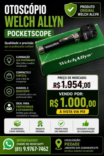 Vendo Oftalmoscopio pocket Junior