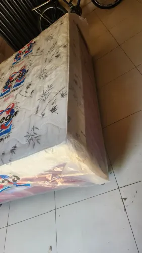Cama Box Casal Omega Zeus Luxo 1,38 x 1,88 - Nunca Utilizada