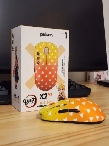 Mouse gamer Pulsar X2V2 Demon Slayer Zenitsu Size 1