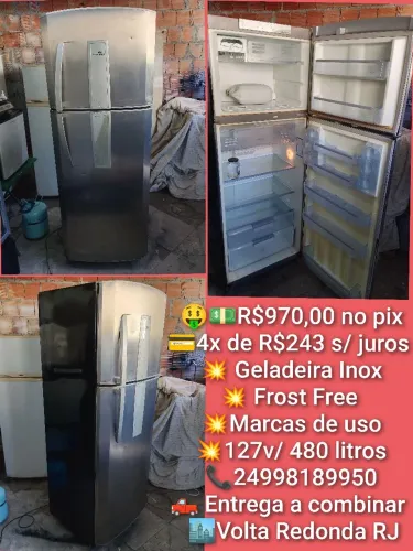 Geladeira inox
