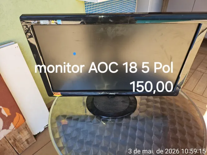 Monitor computador funcionando