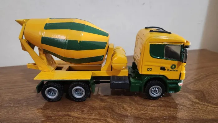 Miniatura Carrinho Caminhão Scania 124L Betoneira Arpra Anos 90