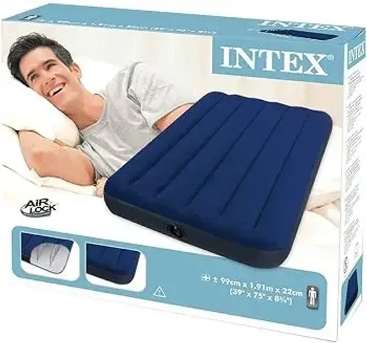Colchão inflável de solteiro Intex novo