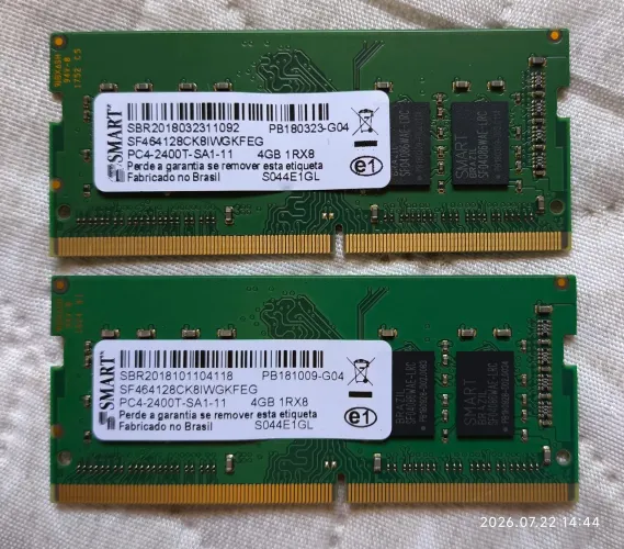 Memória ram ddr4 