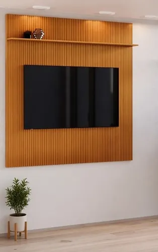 Painel Avant 1,34m Ripado 3D p/ TV até 55" (NOVO A PRONTA ENTREGA)