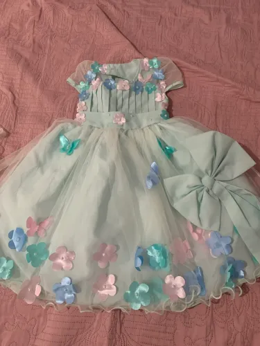 Vestido infantil florido
