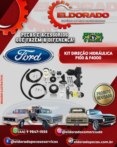 KIT DIREÇÃO HIDRÁULICA F100/F4000 valor por orçamento