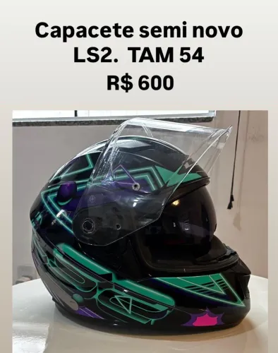 Capacete LS2 semi novo 