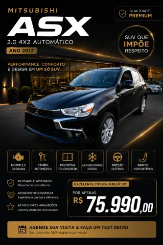 Mitsubishi ASX 2.0 16V 160cv Aut. 2017