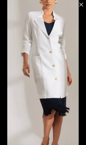 Jaleco Chic Blackwell - Tam. P | Elegante e impecável