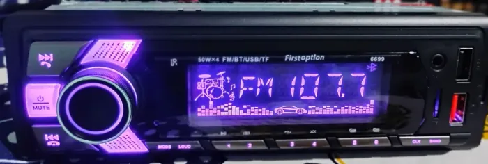 Auto rádio bluetooth 7cores para som 