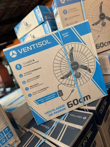 Ventilador de Parede 60CM 200W 220V VENTISOL - PRODUTO NOVO COM GARANTIA