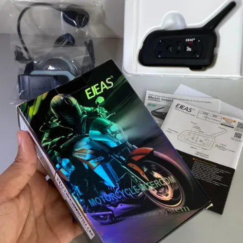 Ejeas V6 Pro+ Intercomunicador para Capacete de Moto.