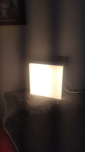 Luminária de sobrepor de 12 w luz quente