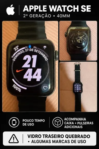 Apple Watch SE segunda geração 40mm