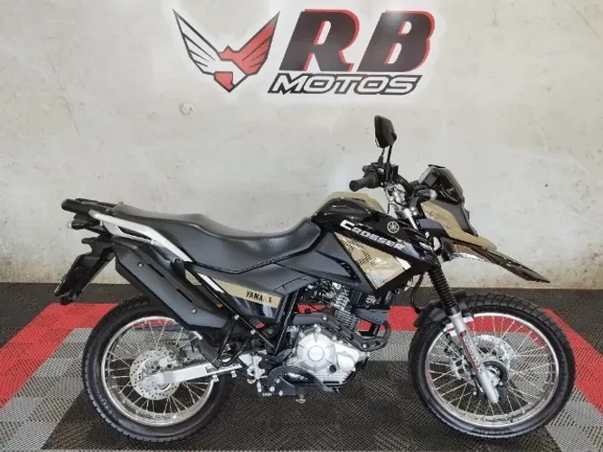 XTZ Crosser 150 Z Abs 2024 Preta / Bege Com incríveis 5.000 km ( A mais Top do Mundo )