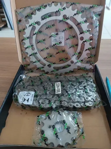 KIT TRANSMISSÃO PARA MOTO NX 400 FALCON(2000/2008)