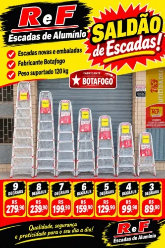 Escada Doméstica 8 Degraus (SALDO)