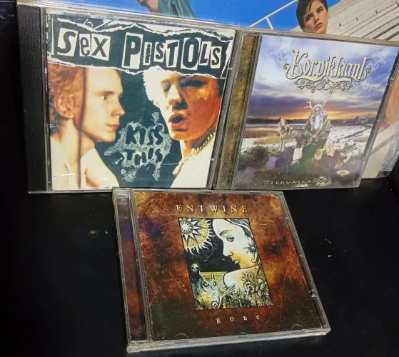 CDs Entwine Sex Pistols Korpiklaani