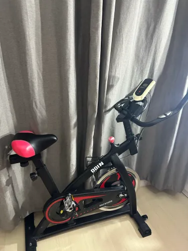 Bicicleta ergométrica, roda de inércia 6kg