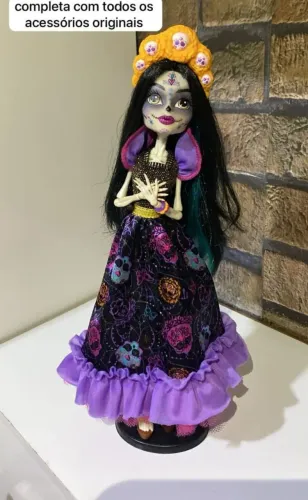 Skelita Monsters high dia dos mortos 