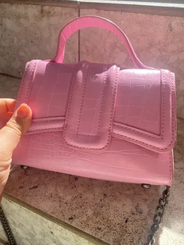 Bolsa zara rosa