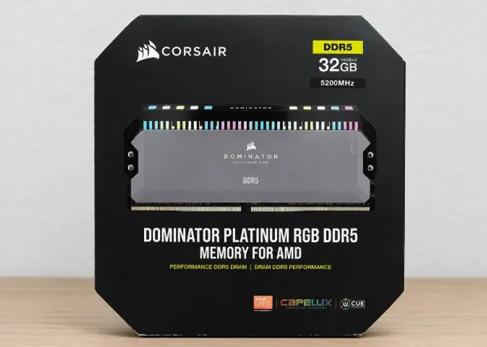MEMÓRIA RAM 32 GB CORSAIR DOMINATOR PLANTIUM DDR5
