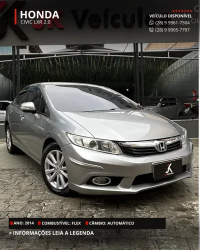 Honda Civic Sedan LXR 2.0 Flexone 16V Aut. 4P 2014