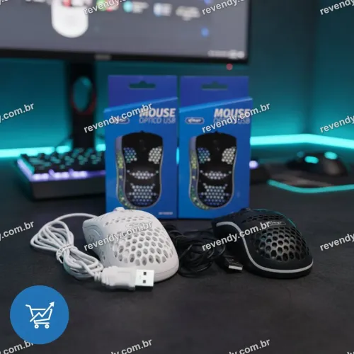 Mouse com fio - ideal para computador - entrega grátis