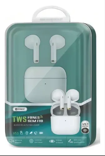 Fone Bluetooth Tws V5.1 Estéreo Compatível Android E los Modelo SLY - 30