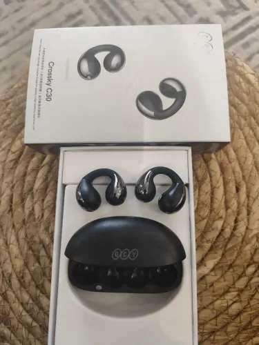 ORIGINAL Fones de Ouvido QCY Crossky C30, Fones indução óssea