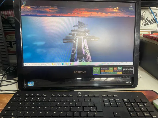 All In One positivo i3 PC TV digital/analógica