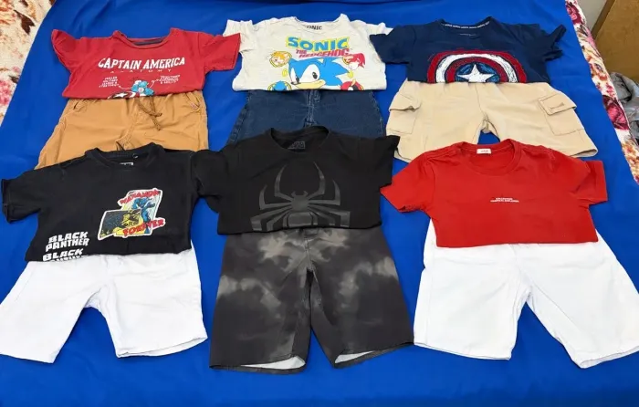 6 conjuntos roupa infantil 6 anos