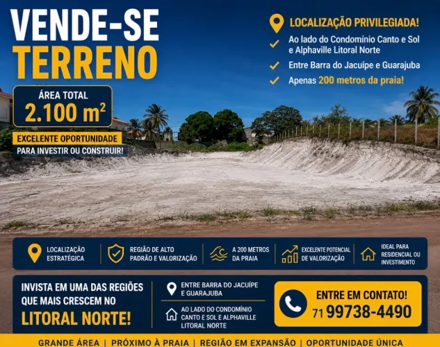 Terreno litoral norte