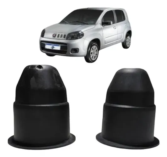 Par Tampa Amortecedor Traseiro Fiat Uno Vivace 1.0 Evo 2015