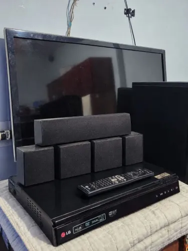 Home theater LG 1000w com controle entrego aceito cartão