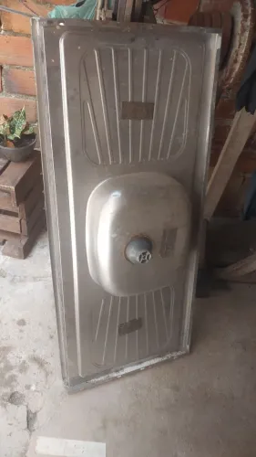 Pia de aço inox 