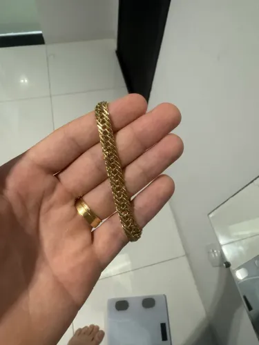 Pulseira de ouro 10,2 gramas