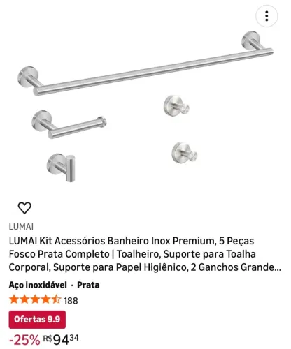 Kit para banheiro
