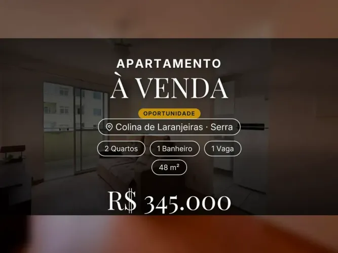 Qualidade de Vida: Apartamento em Localização Privilegiada na Colina de Laranjeiras, Serra