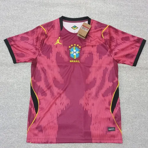 CAMISETA VERMELHA BRASIL MASCULINA