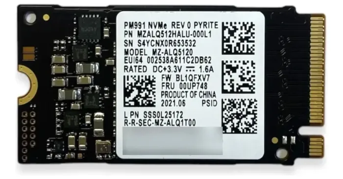 SSD M2 nvme 512 Samsung mzalq512halu-000l