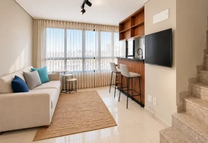 Duplex Cobertura Mobiliado | Temporada Águas Claras