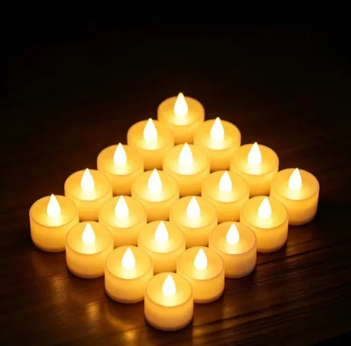 50 mini velas artificiais
