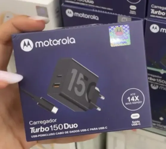 CARREGADOR TURBO MOTOROLA 150W