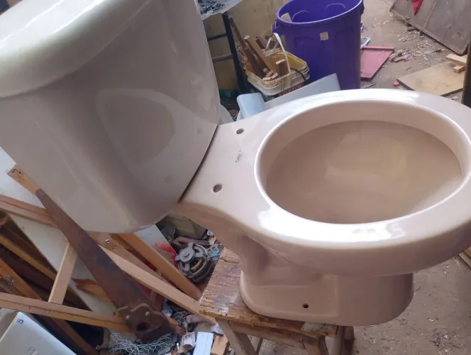Vaso sanitário acoplado completo