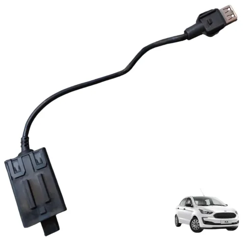 Cabo Usb Ford Ka 2016 Preto